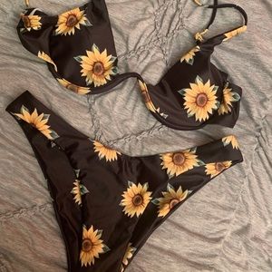 sunflower bikini set